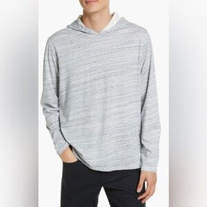 Vince Men’s Space Dye Cotton Hoodie